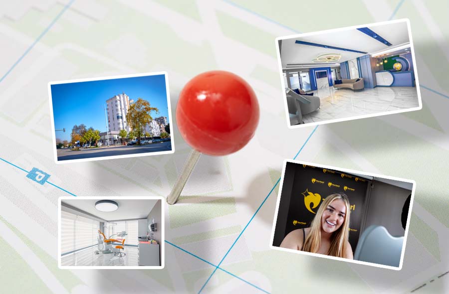 The Pearl Clinic Antalya location map